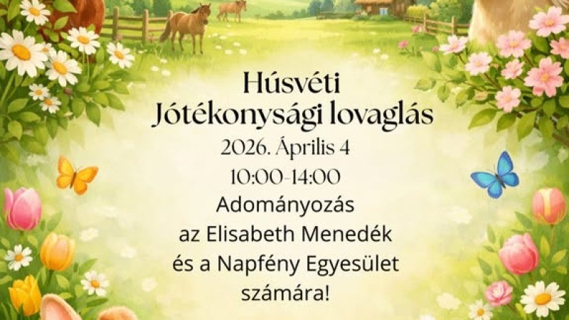 Húsvéti jótékonysági lovaglás Hévíz